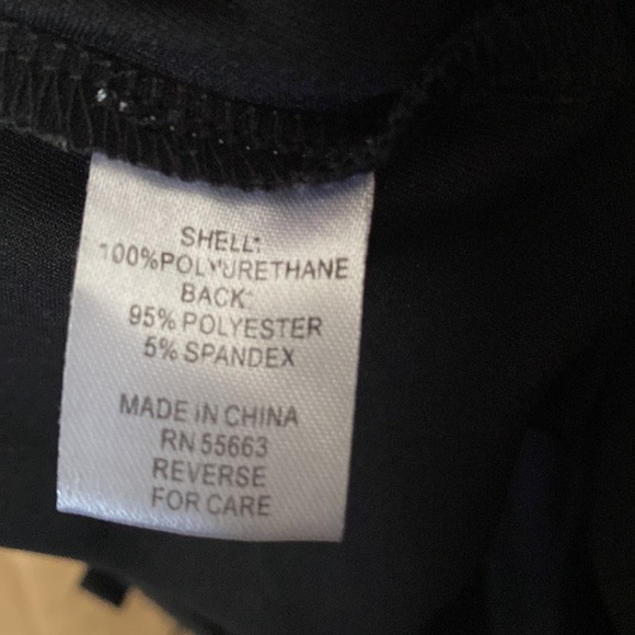 Athena Marie Black Faux Leather Leggings - Picture 3 of 4